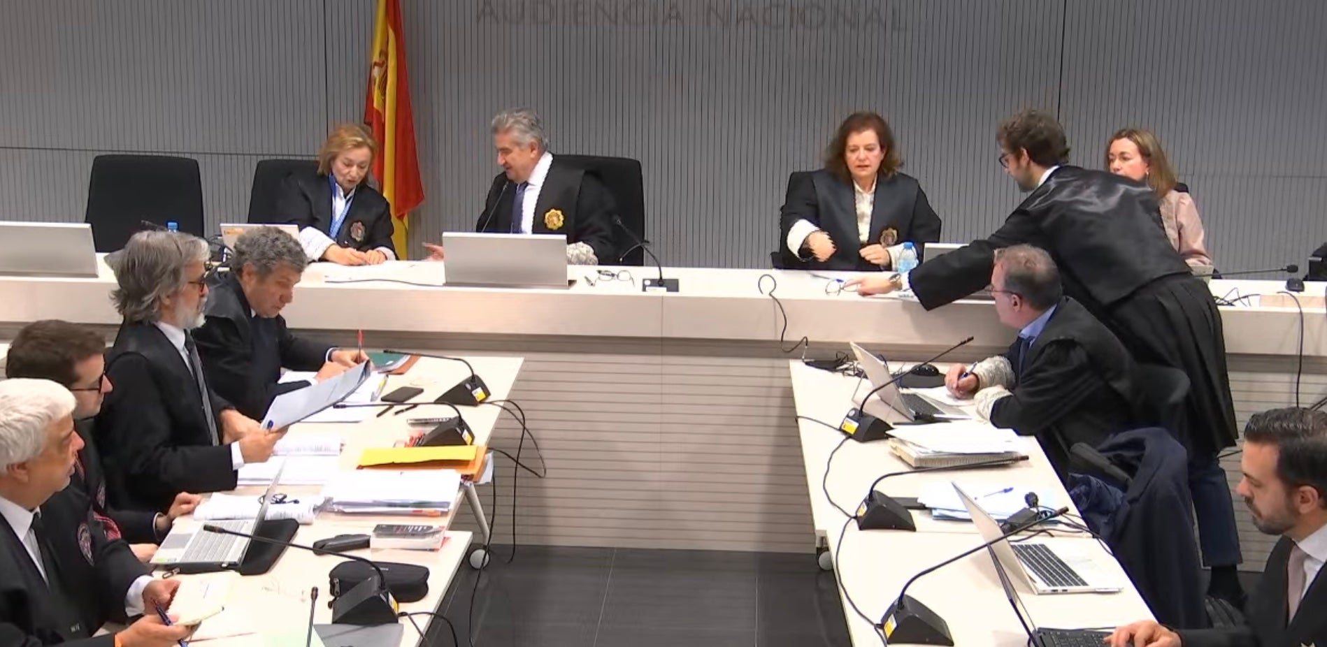 Una imatge del Tribunal de l'Audiència Nacional del judici contra els Pujol/QS