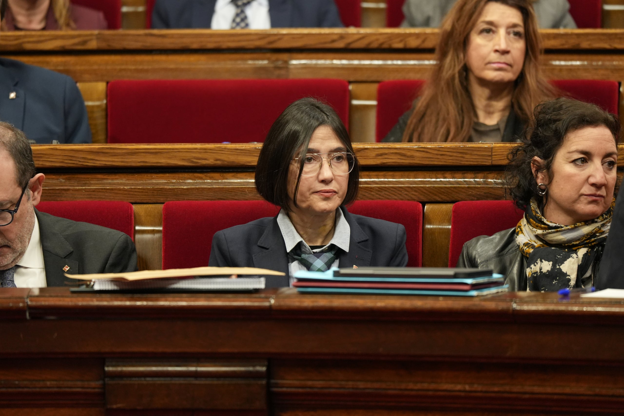 La consellera de l'Interior, Núria Parlon, al Parlament / ACN