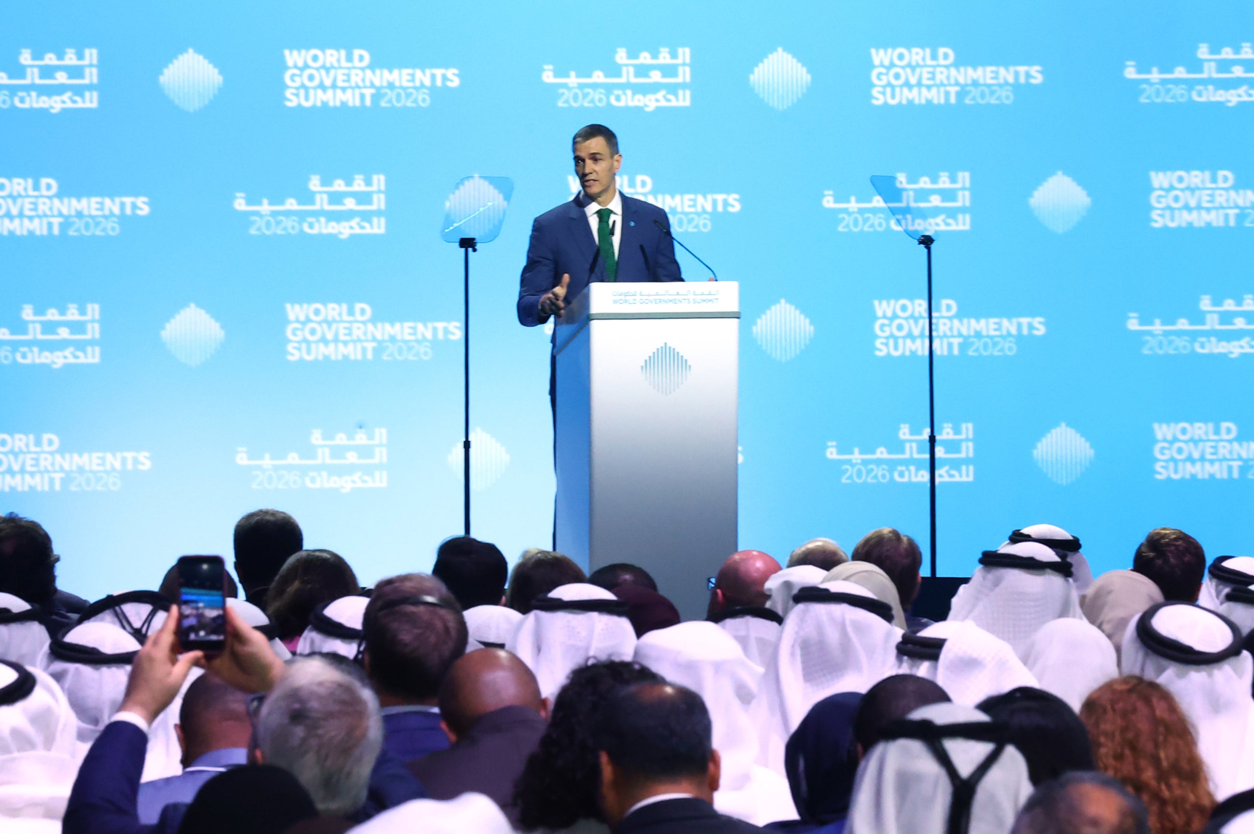 El president espanyol, Pedro Sánchez, al World Governments Summit de Dubai | La Moncloa