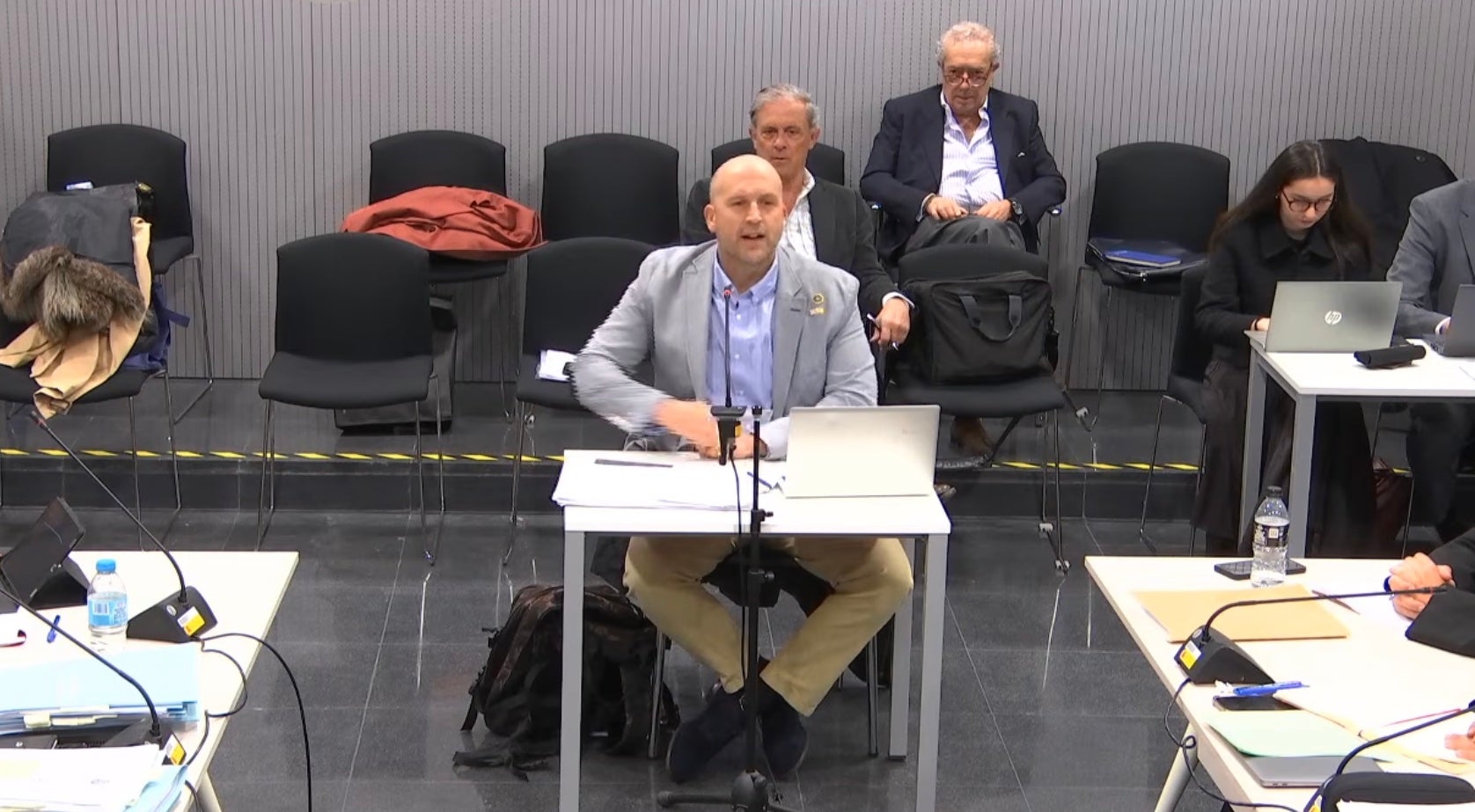 L'inspector 89140 de la UDEF, Álvaro Ibáñez, durant la seva declaració