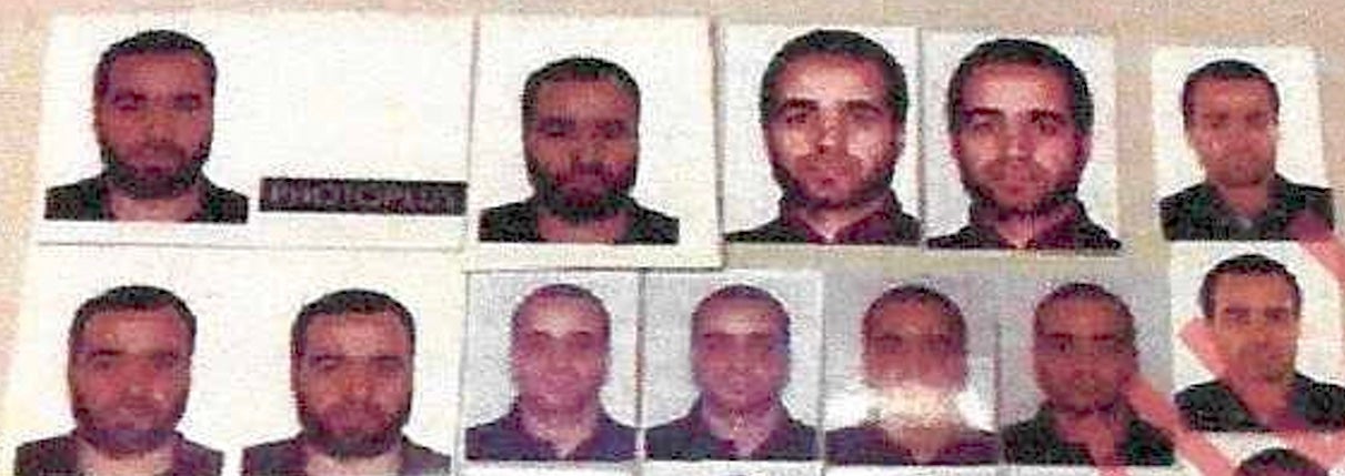 Les fotografies d'Es Satty amb diferents aspectes que la policia va trobar i relacionar en una de les caixes dels escorcolls/QS