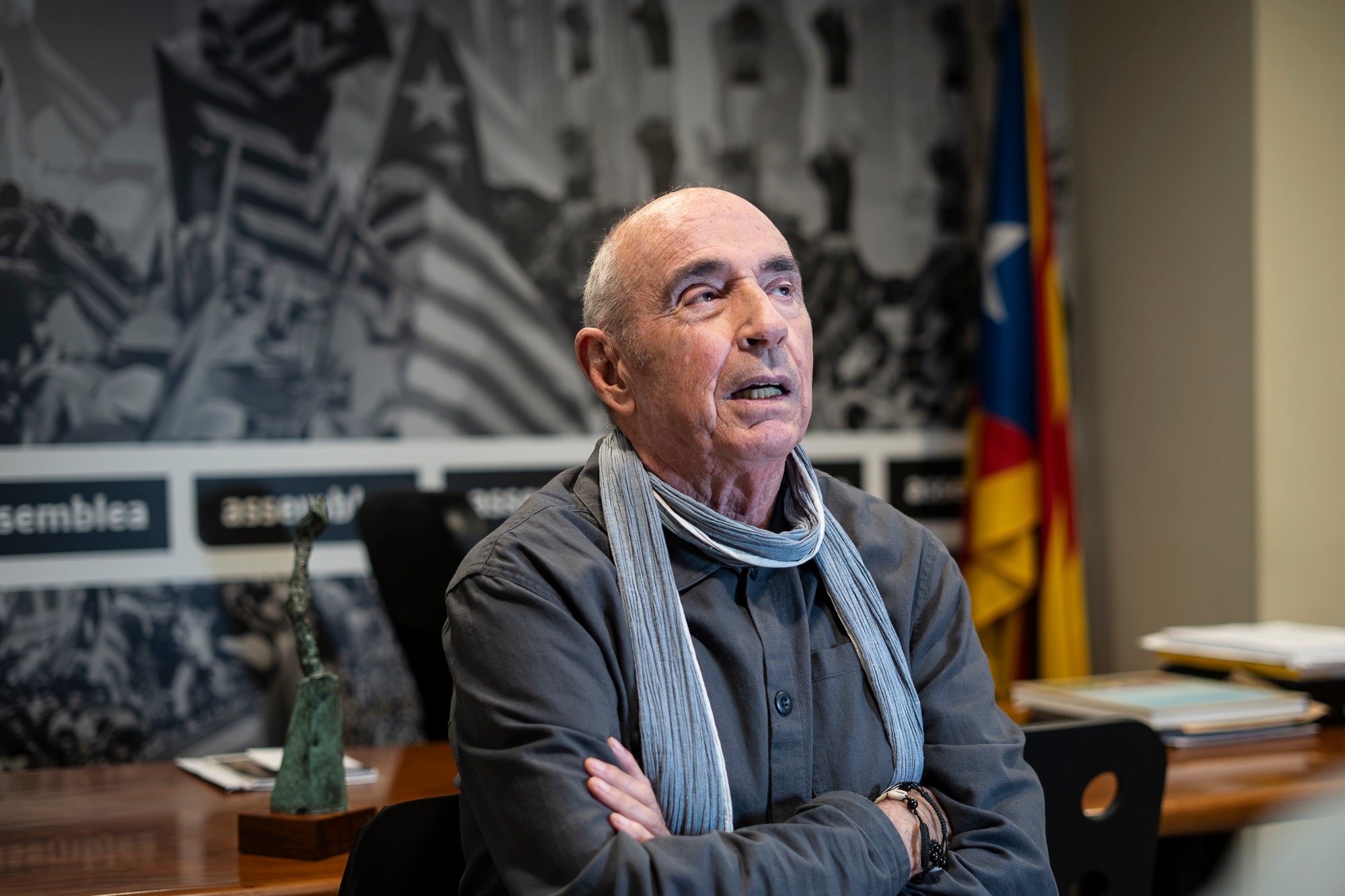 Lluís Llach, president de l'Assemblea Nacional Catalana. Barcelona 04.02.2026 | Mireia Comas