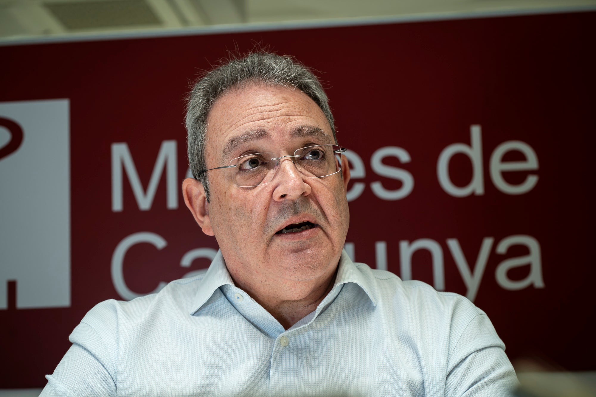 Xavier Lleonart, secretari general del sindicat Metges de Catalunya. Barcelona 11.02.2026 | Mireia Comas