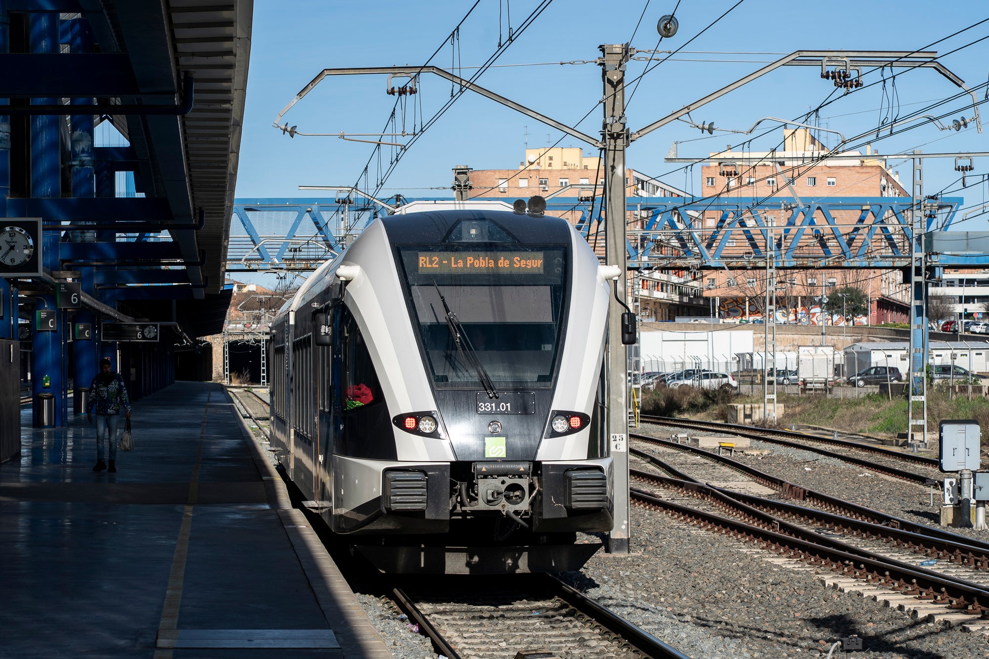 Línia de tren Lleida-Balaguer-la Pobla de Segur dels FGC.
Lleida 17.02.2026 | Mireia Comas
