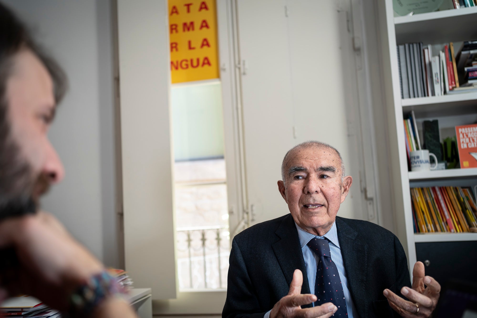 Carlo Sechi, activista cultural i polític alguerès. Barcelona 23.02.2026 | Mireia Comas