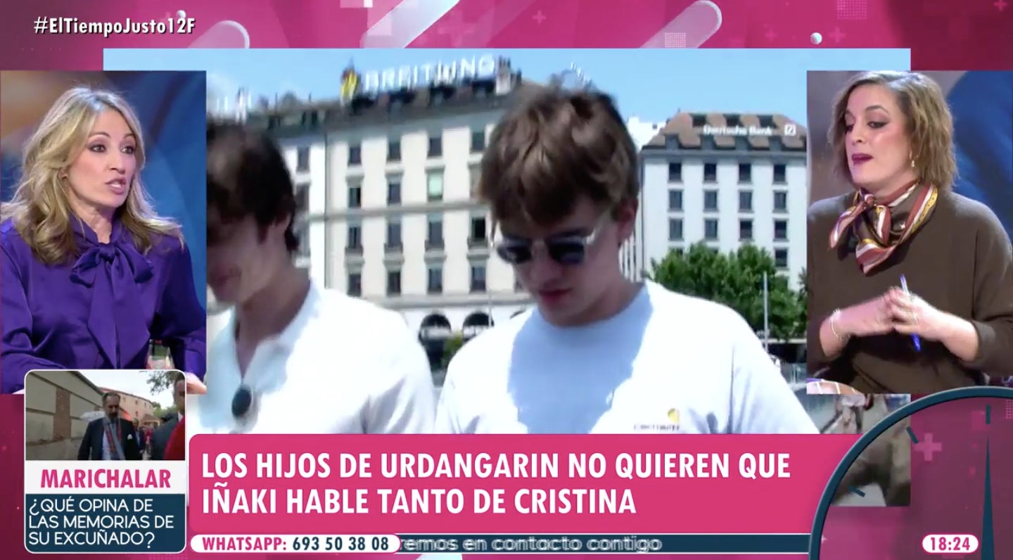 Els fills d'Iñaki Urdangarin no volen que parli tant de la mare en públic - Telecinco
