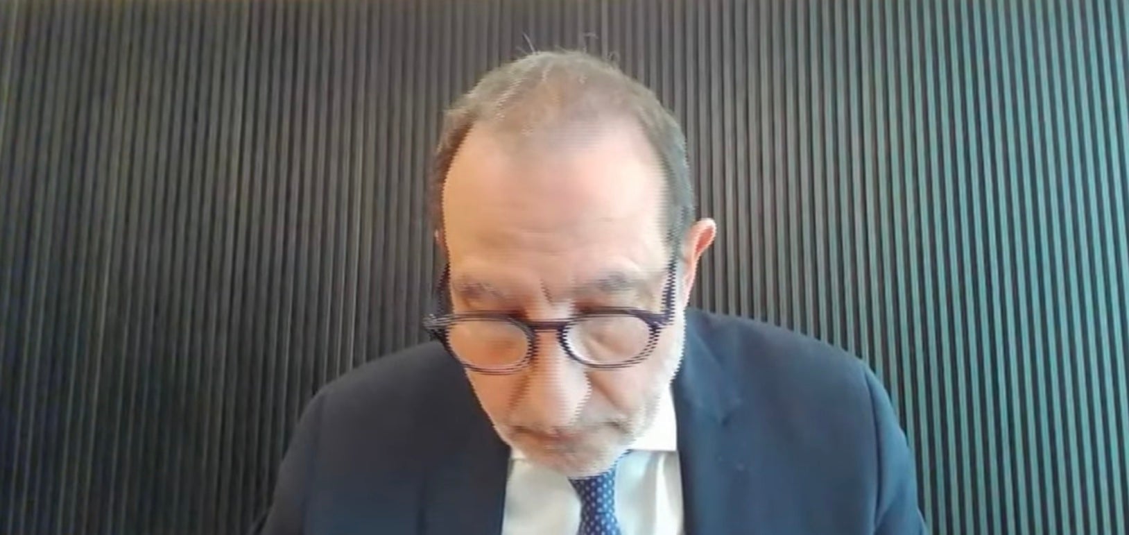 Ramon Espadaler, en un moment de la seva declaració