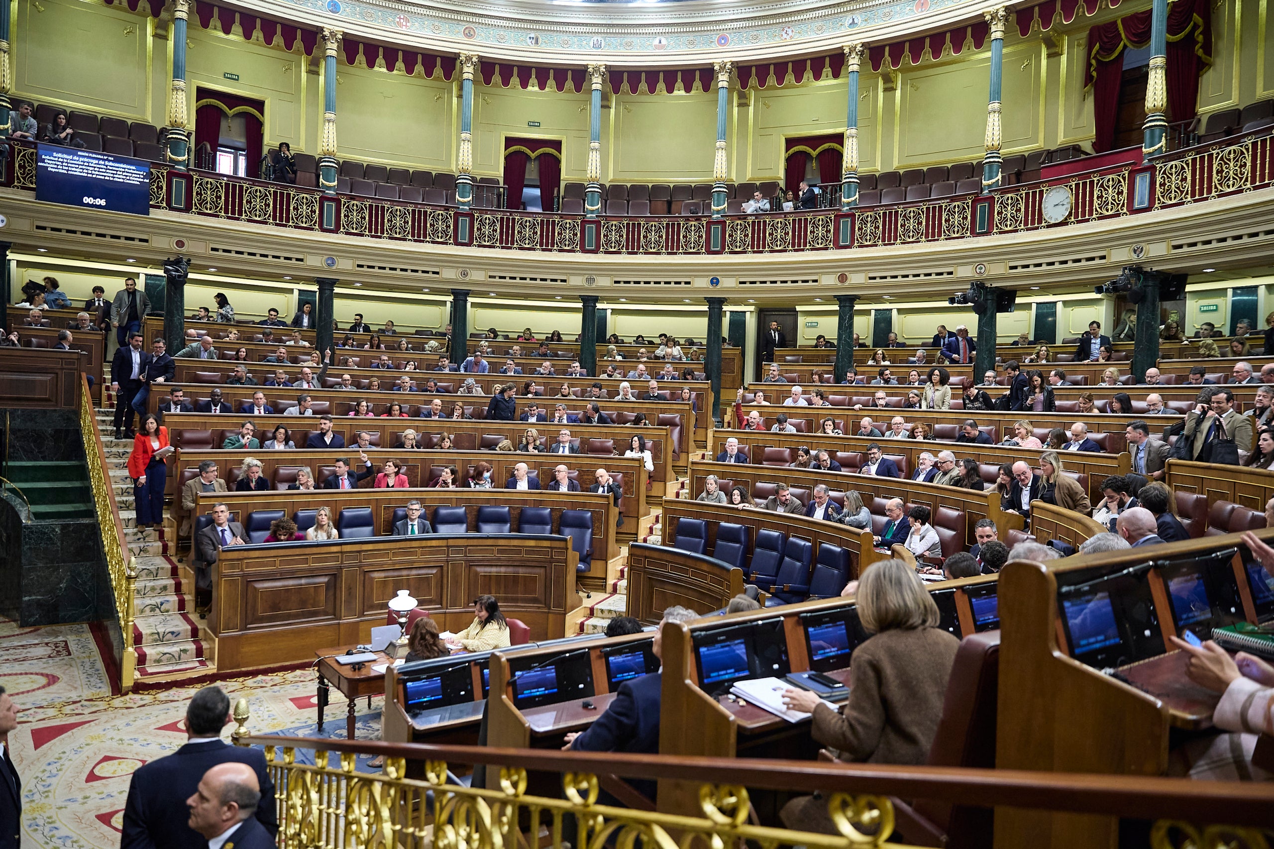 L'hemicicle del Congrés de Diputats, durant el ple / Europa Press