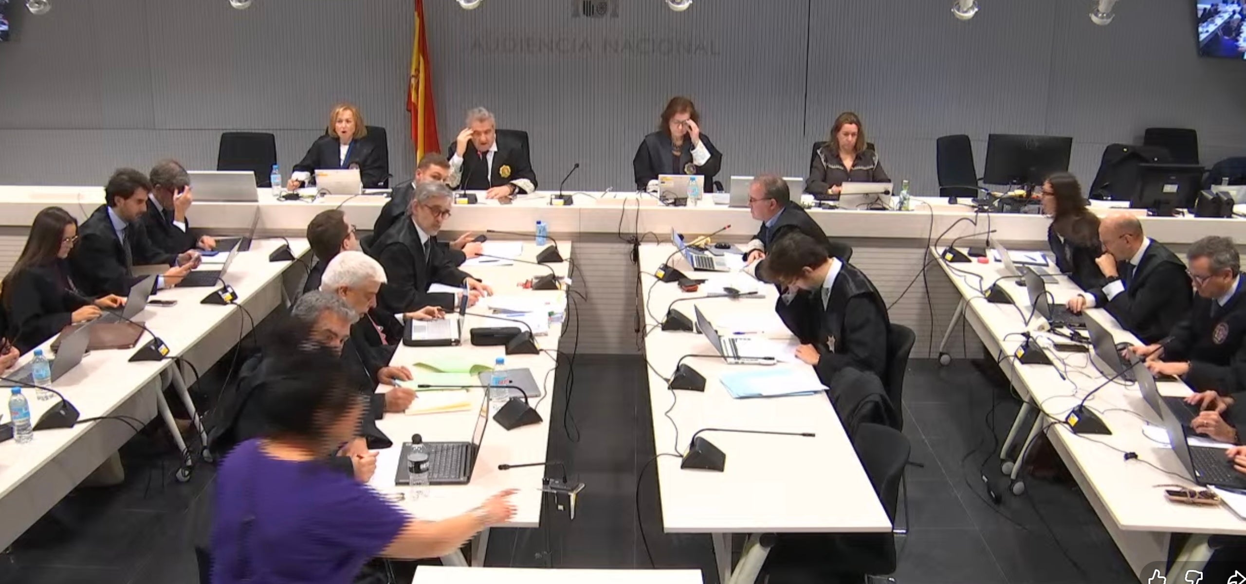 Una imatge del Tribunal dels Pujol aquest dijous