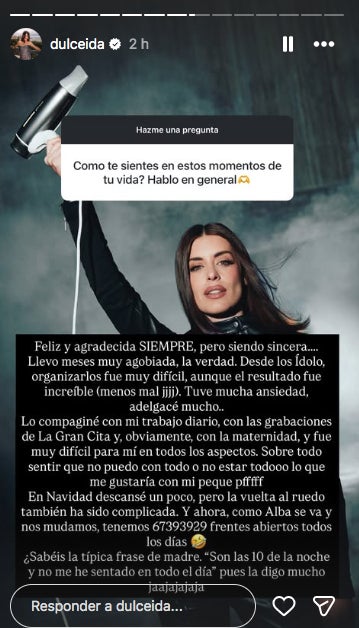 La barcelonina, molt sincera sobre el mal moment que ha viscut - Instagram