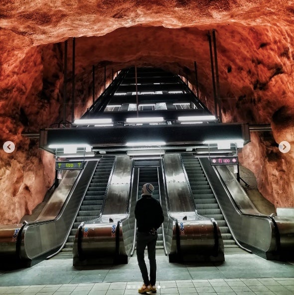 Les estacions de metro són un dels atractius d'Estocolm - Instagram