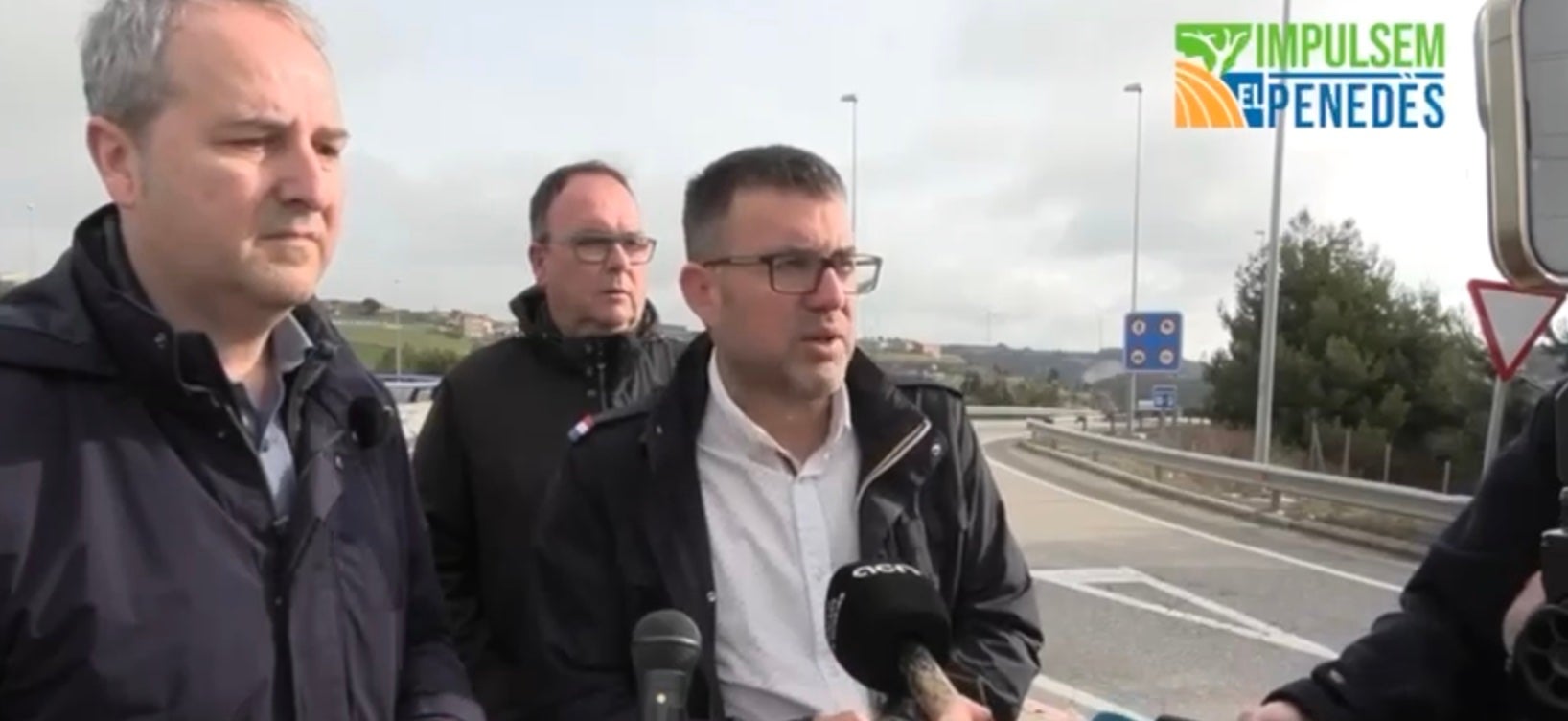 Manuel Ollé i Jaume Casañas, en la presentació del manifest