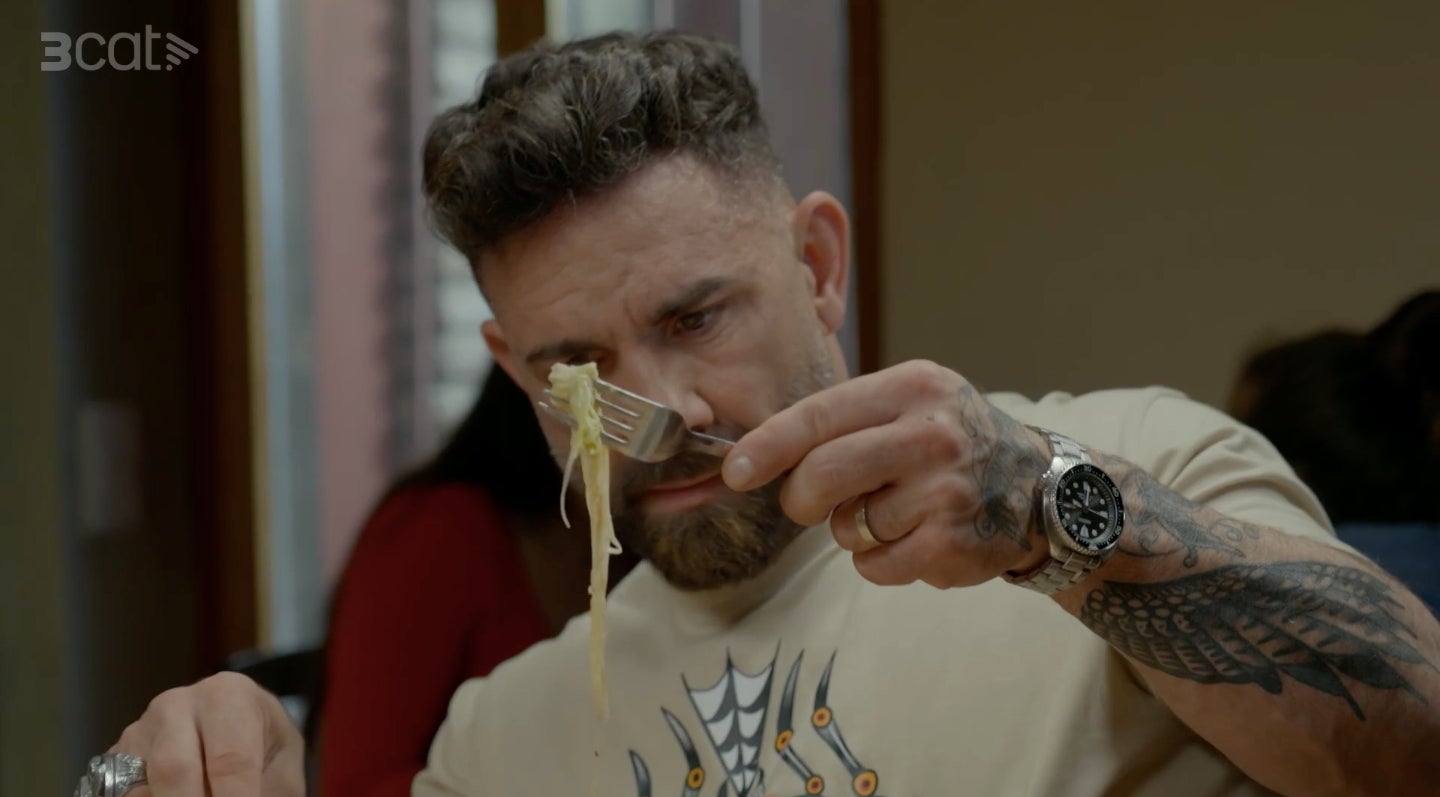 Marc Ribas no ha disfrutado mucho de la comida - TV3