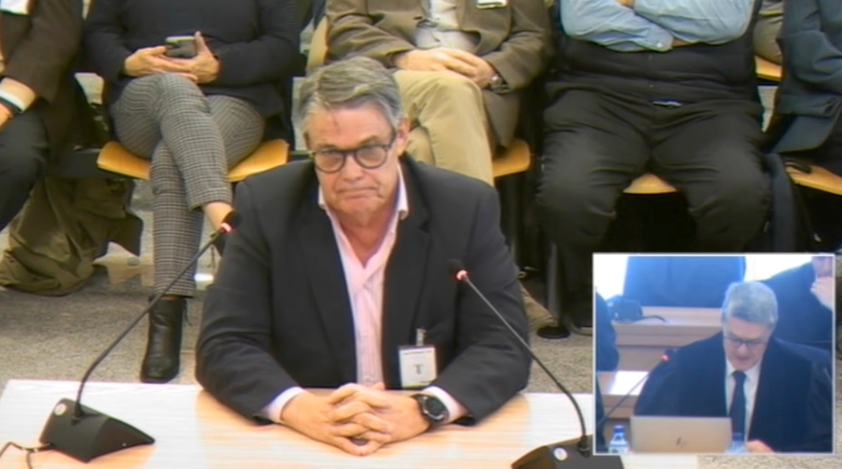 Pablo González, en un moment de la seva declaració al cas Mercasa/QS