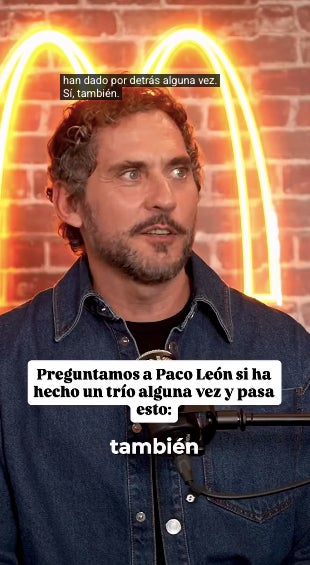 Paco León, sincer en les preguntes sobre sexe que li han fet - Youtube
