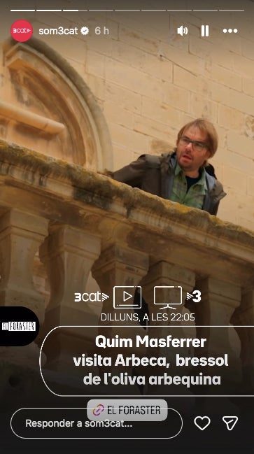 Quim Masferrer ha conegut veïns molt curiosos a Arbeca - TV3