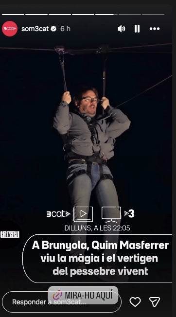 Quim Masferrer patirà en el programa d'aquesta nit - Instagram