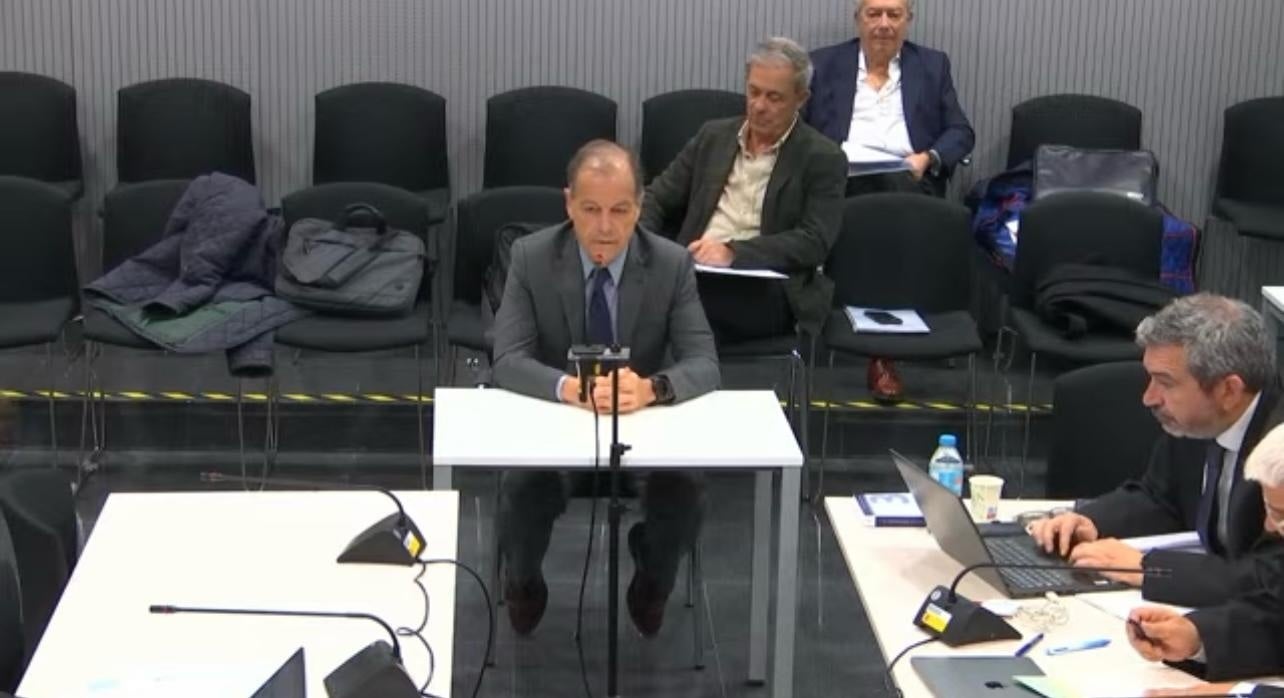 Oscar Vía, exdirector de l'àrea internacional d'Isolux Corsán, declarant en el judici dels Pujol / Q.S.