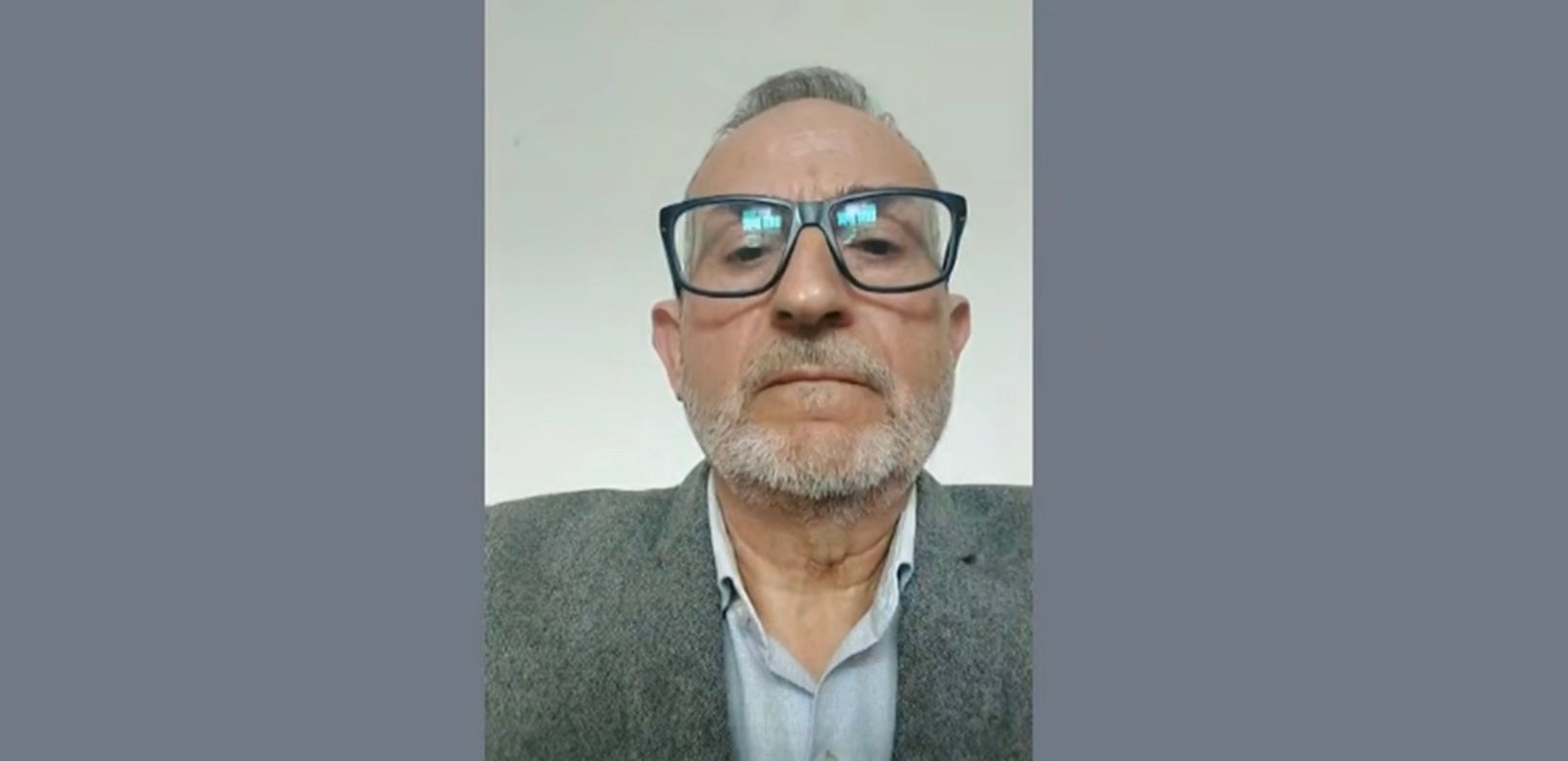 Celestino Barroso, en un moment de la seva declaració