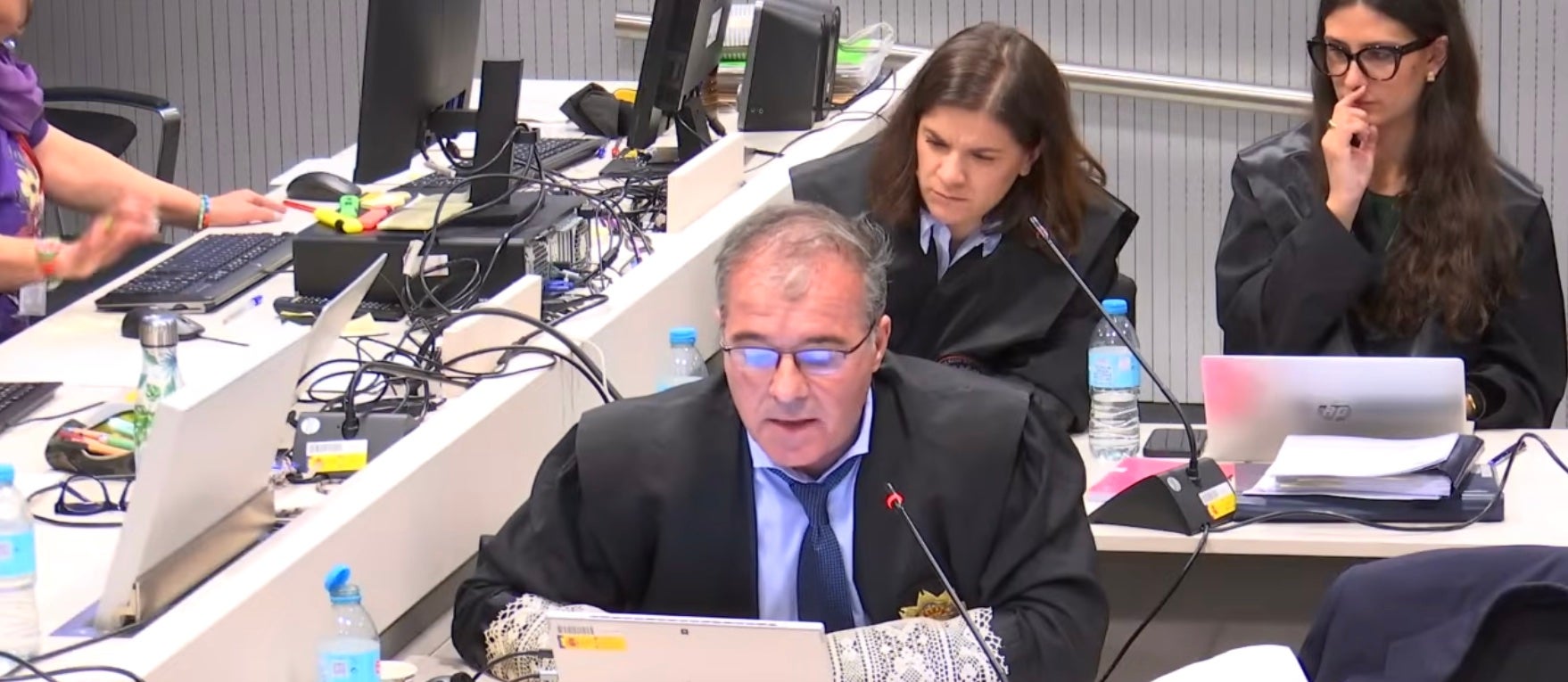 Fernando Bermejo, en un momento de su interrogatorio