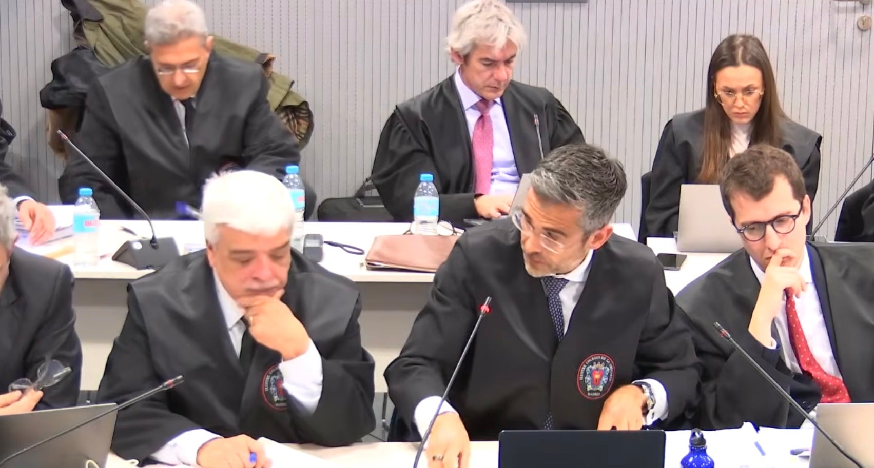 Jaime Campaner, advocat de Josep Pujol Ferrusola, en un moment de l'interrogatori