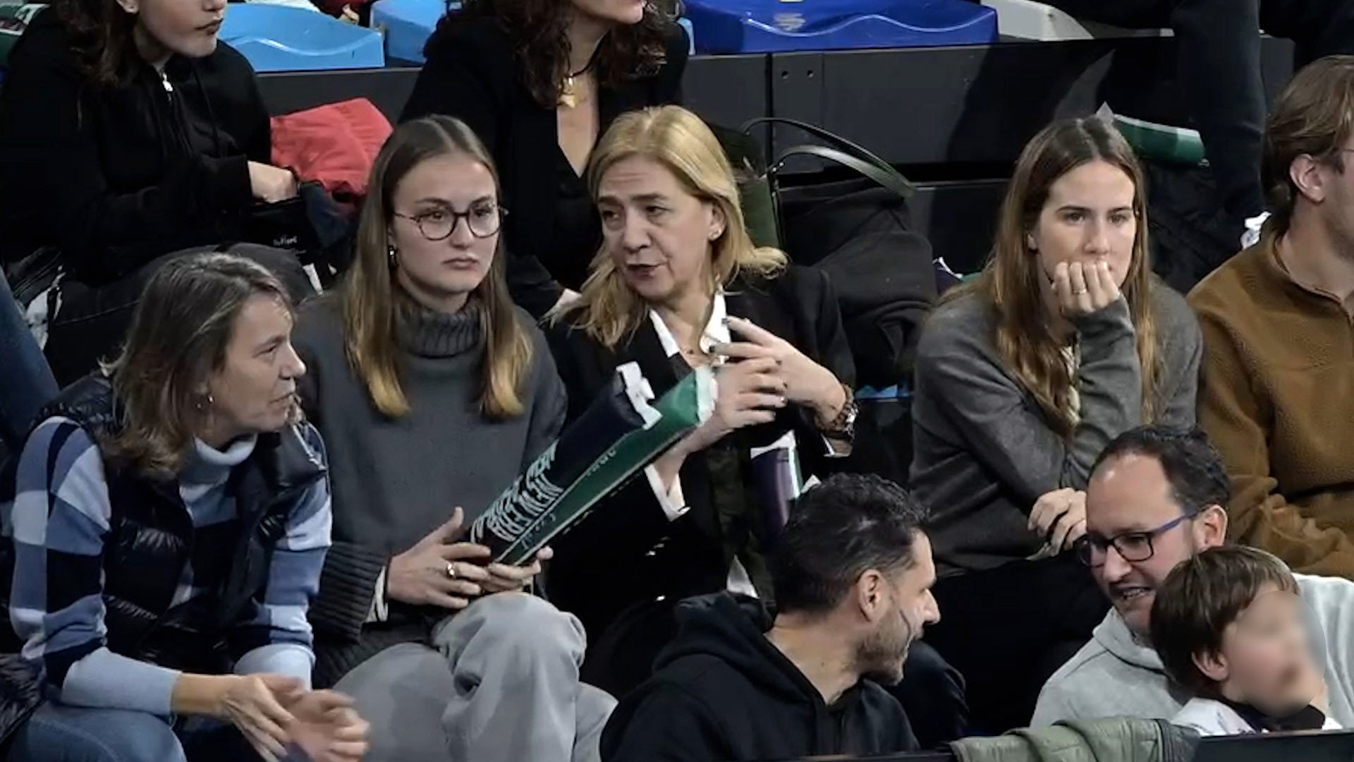 Cristina de Borbó anima el fill des de la grada - Europa Press