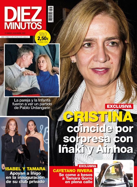 Cristina de Borbó, enfadada en coincidir amb l'exmarit i la nova parella - Diez Minutos
