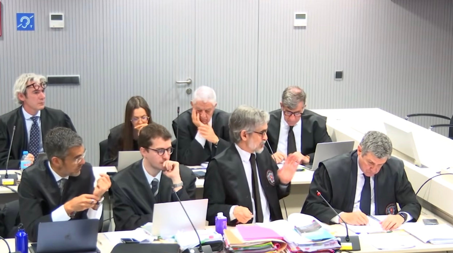 Les defenses del cas Pujol, en un moment de la vista oral