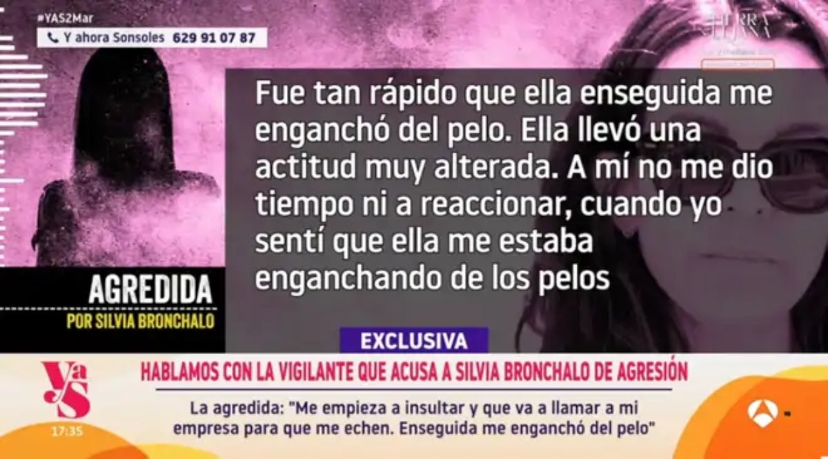 Denuncien Silvia Bronchalo per agressió - Antena 3