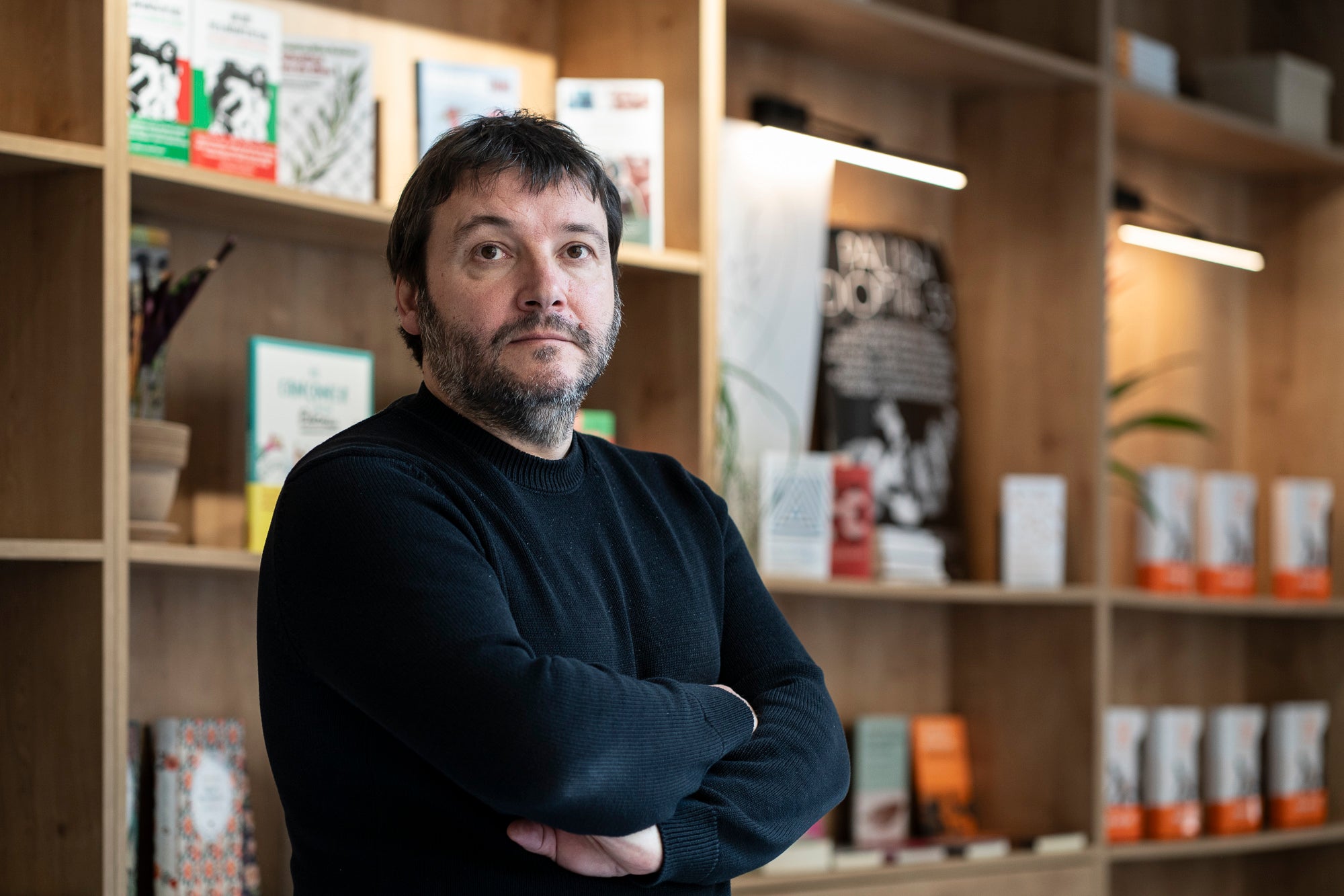 Carles Rebassa, poeta i escriptor, guanya el 66è Premi Sant Jordi de novel·la. Barcelona 23.03.2026 | Mireia Comas