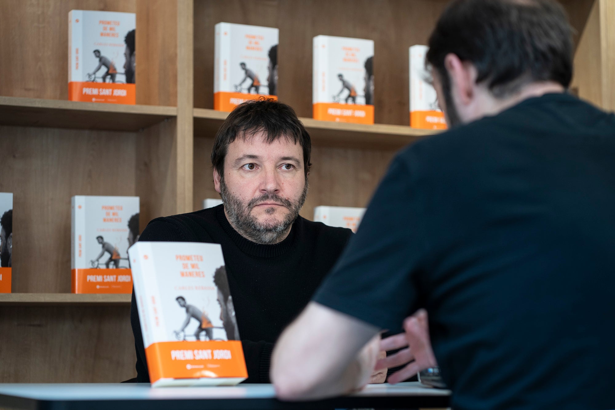 Carles Rebassa, poeta i escriptor, guanya el 66è Premi Sant Jordi de novel·la. Barcelona 24.03.2026 | Mireia Comas