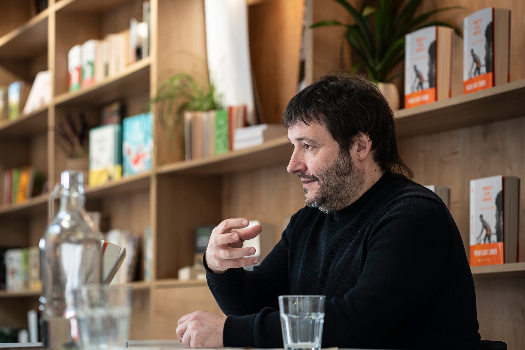 Carles Rebassa, poeta i escriptor, guanya el 66è Premi Sant Jordi de novel·la. Barcelona 24.03.2026 | Mireia Comas