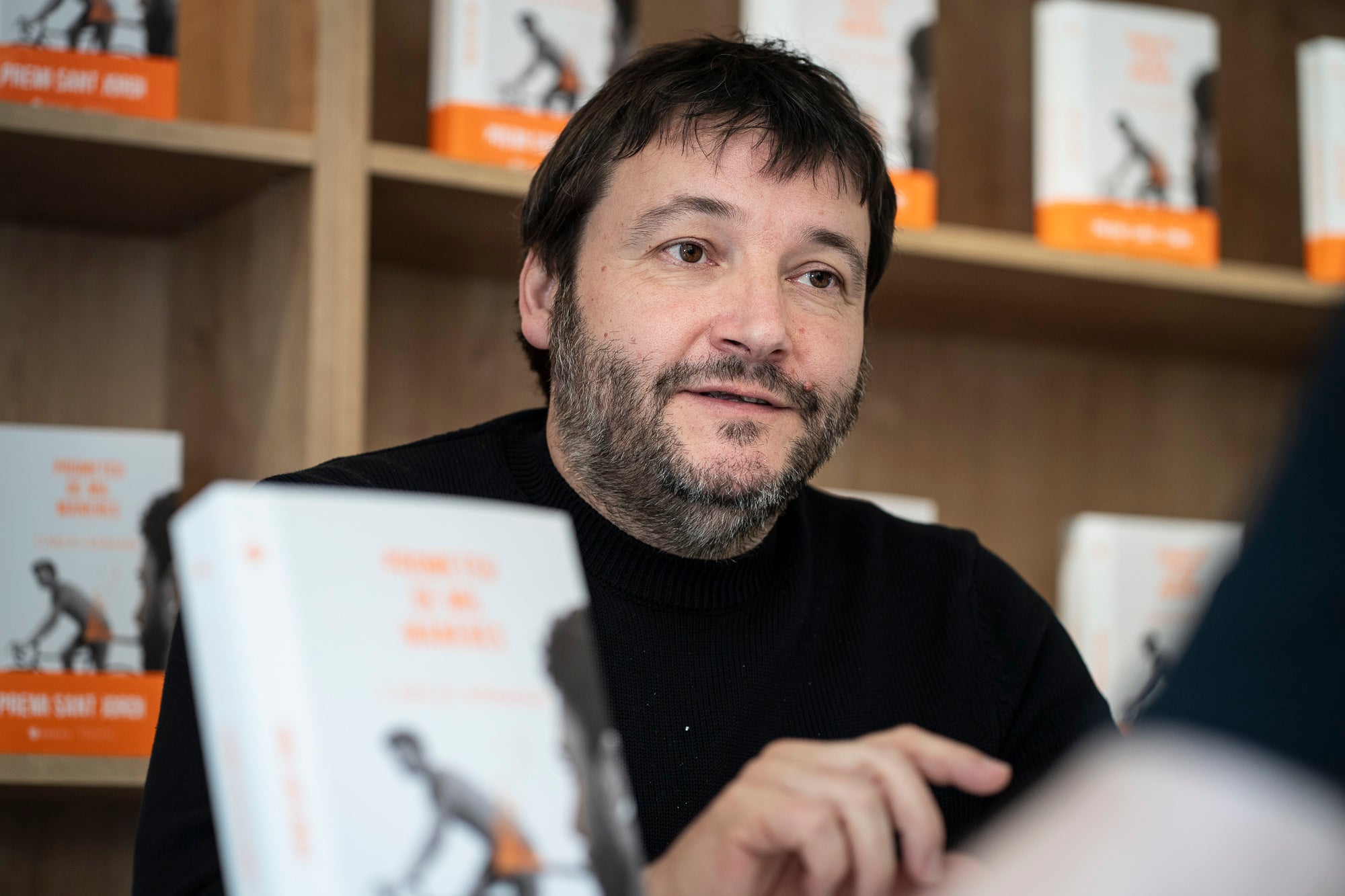 Carles Rebassa, poeta i escriptor, guanya el 66è Premi Sant Jordi de novel·la. Barcelona 24.03.2026 | Mireia Comas