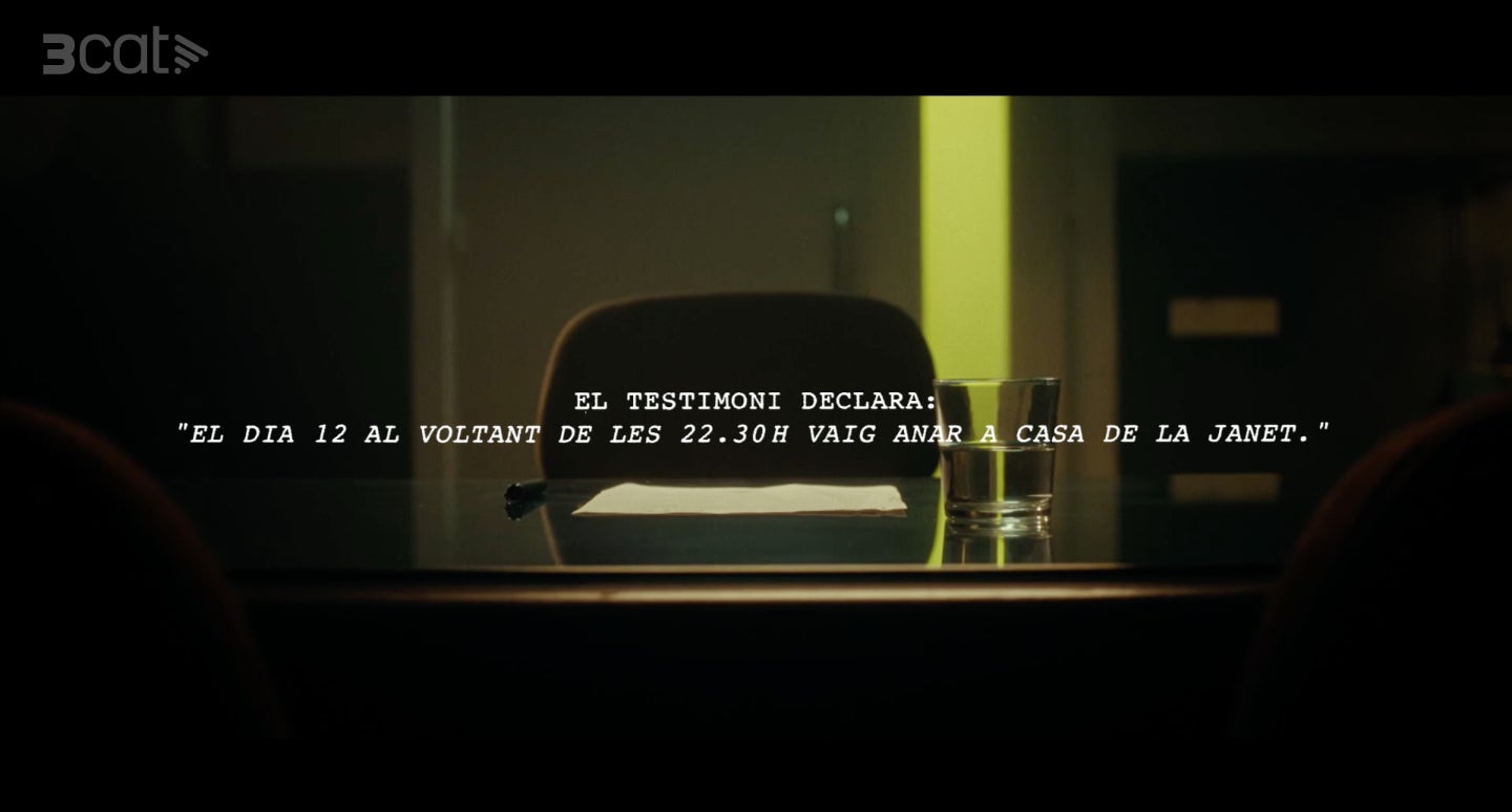 El testimoni, molt nerviós durant l'interrogatori - TV3