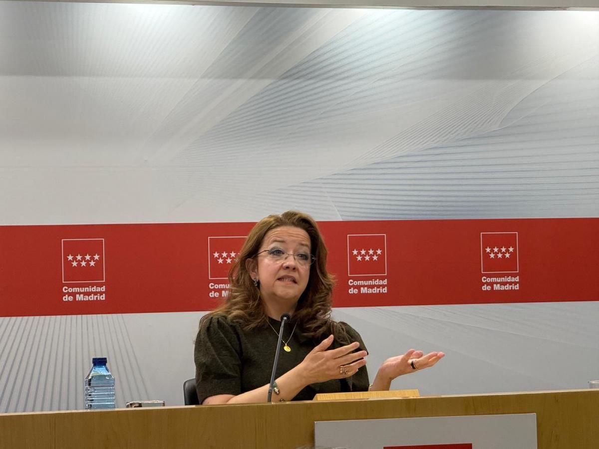 Fátima Matute, durant una roda de premsa