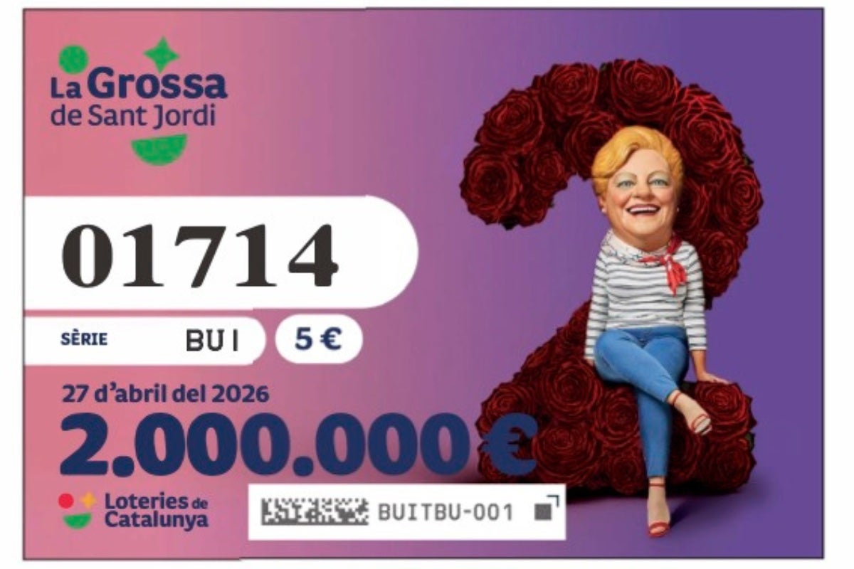 Bitllet La Grossa de Sant Jordi 2026 per al sorteig d'El Món