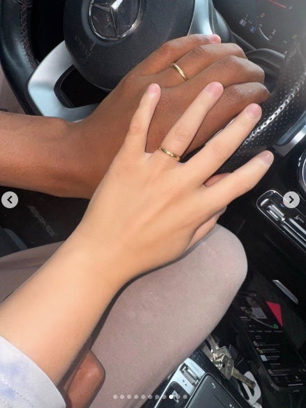 La foto amb els anells ha semblat molt tendra - Instagram