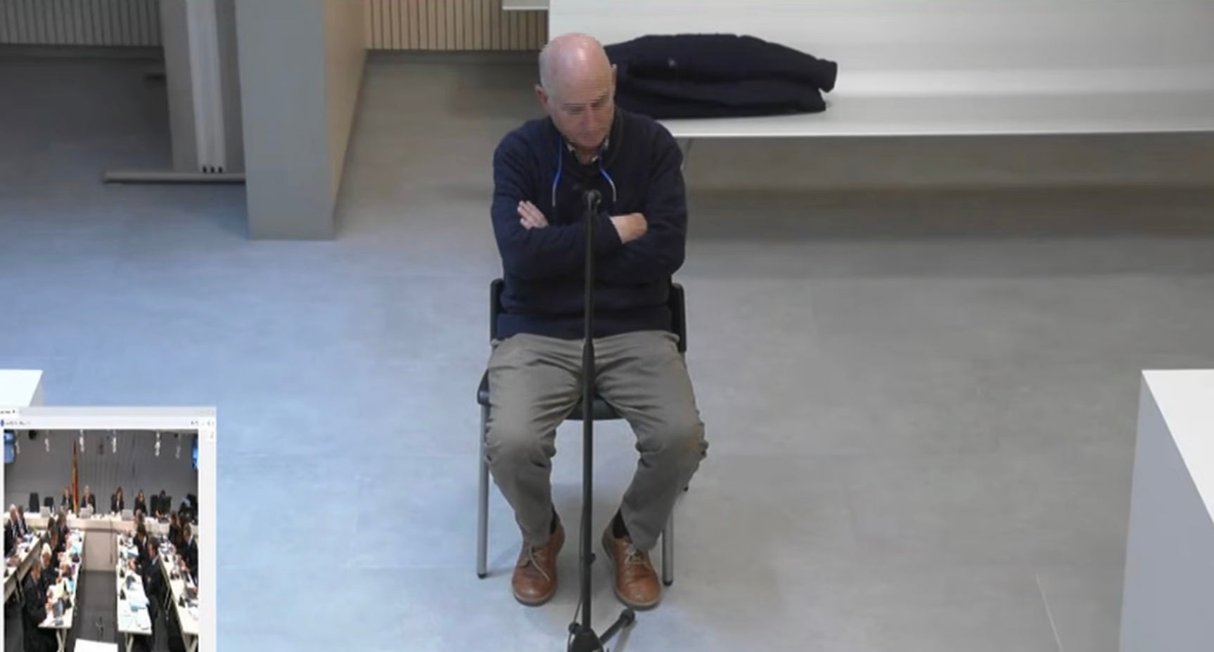 Josep Maria Pallerola, durant el seu testimoni