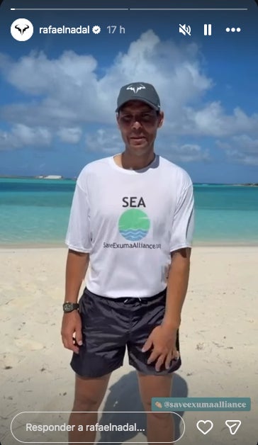 Rafa Nadal, des del paradís - Instagram