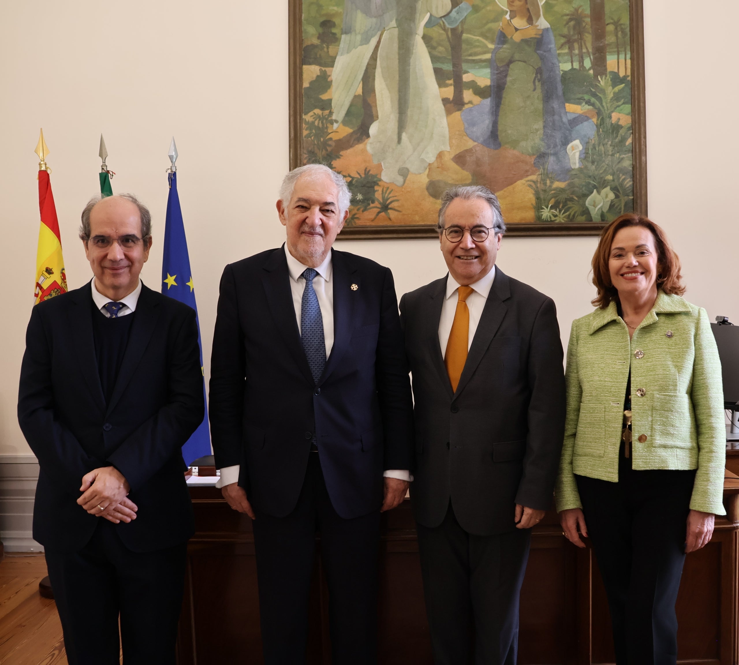 Membres del TC espanyol amb els portuguesos/TC