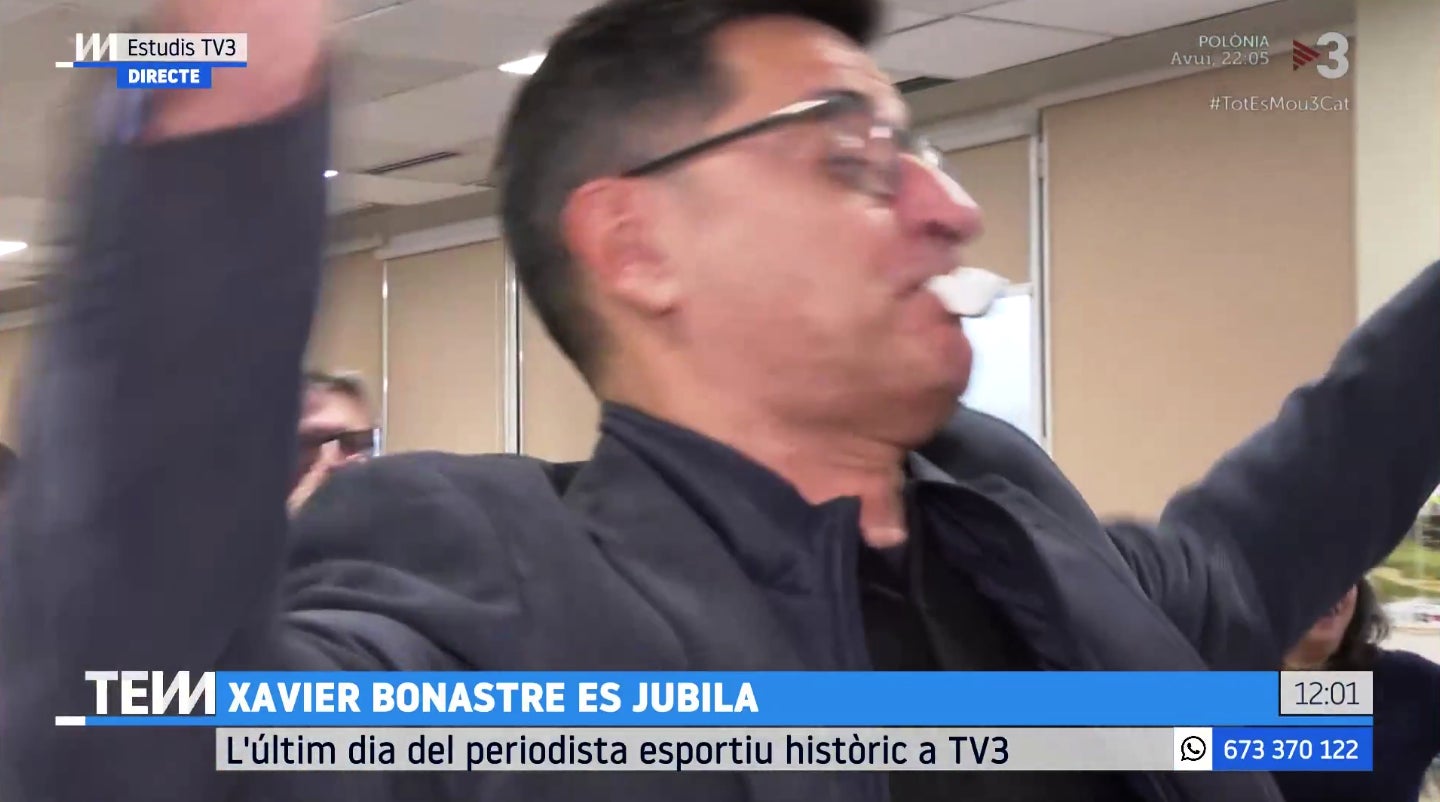 Xavier Bonastre se jubila después de 40 años en antena - TV3