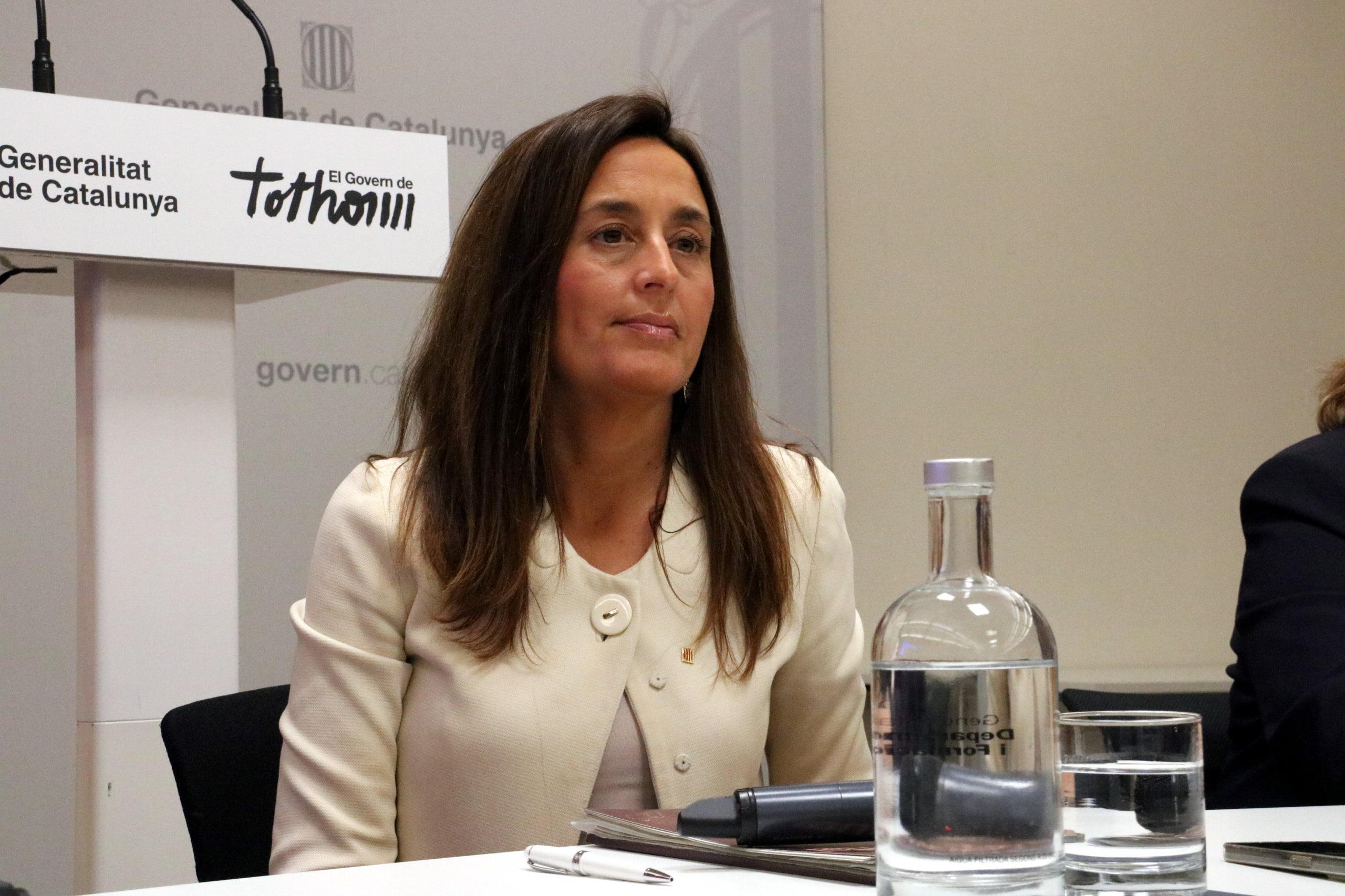 La consellera d'Educació, Esther Niubó.


(ACN)