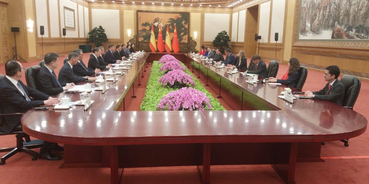 Sánchez i Xi Jinping, reunits a Pequín | Roger Pi de Cabanyes (ACN)