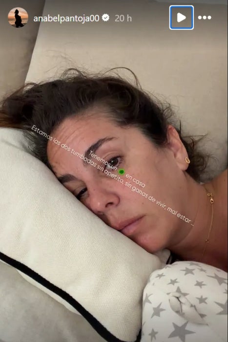 Anabel Pantoja i la filla, malaltes tot el cap de setmana - Instagram