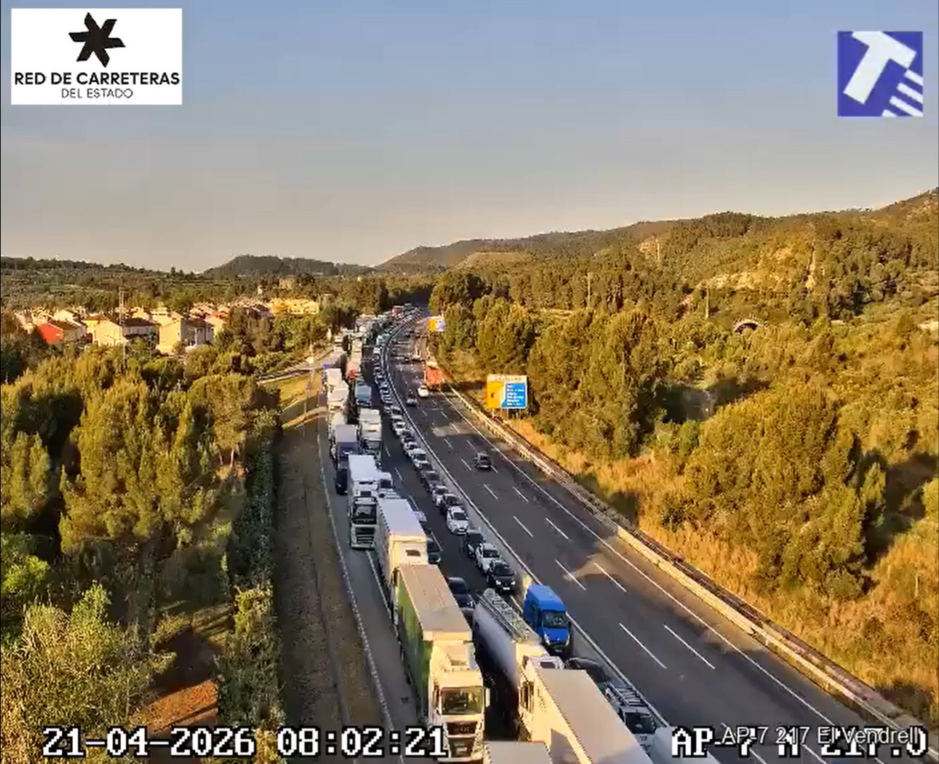 Les retencions a l'AP-7 | Trànsit