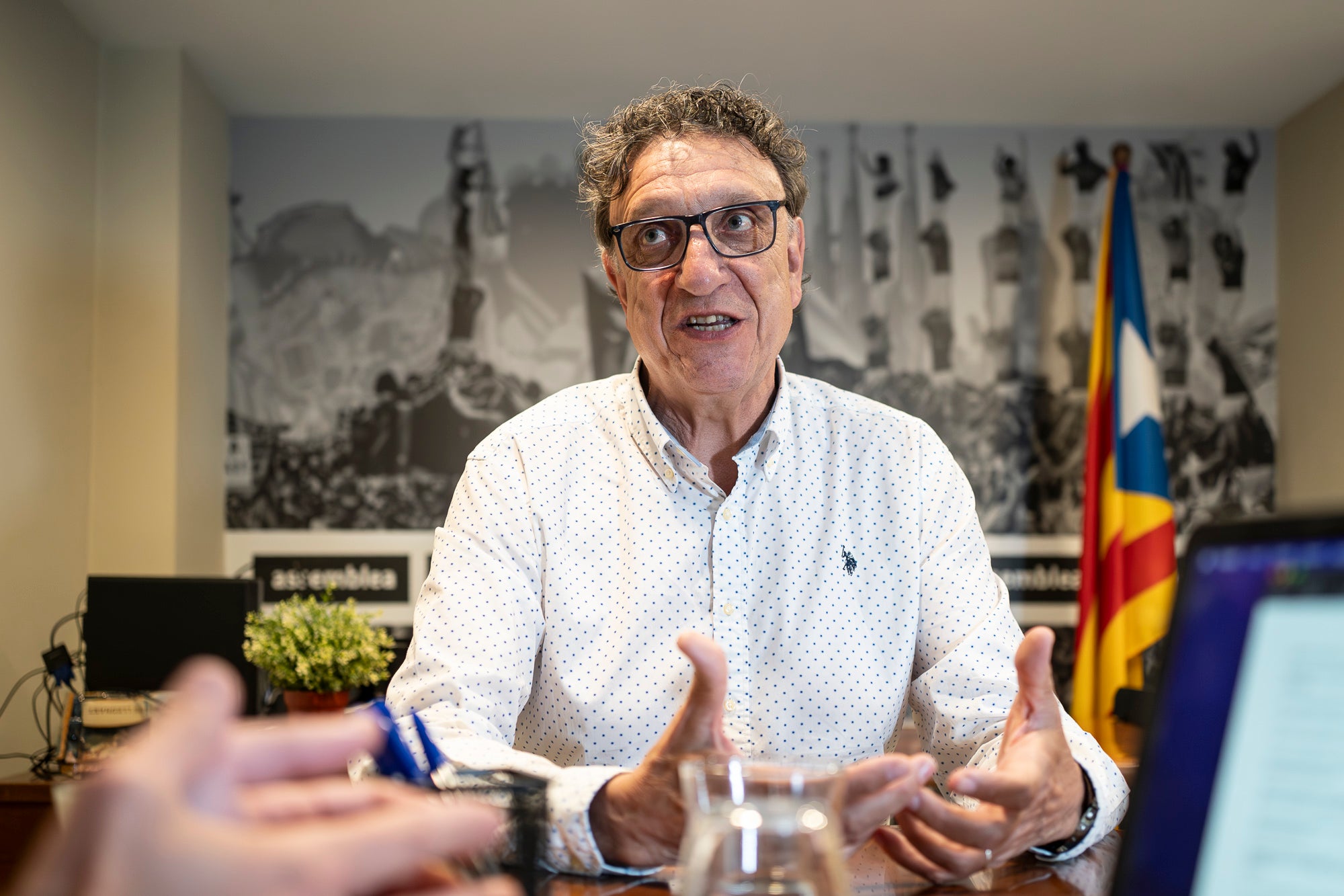 Josep Vila, president de l’ANC. Barcelona 29.04.2026 | Mireia Comas