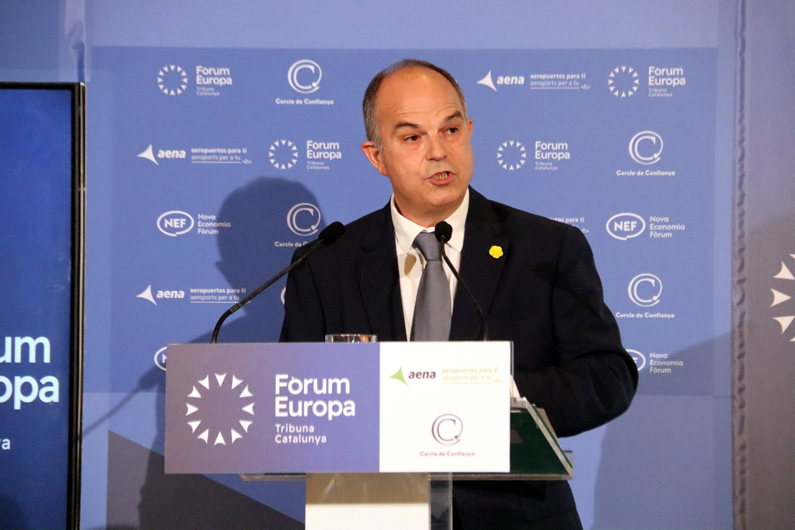El secretari general de Junts, Jordi Turull, al Nova Economia Fòrum. | Nazaret Romero (ACN)