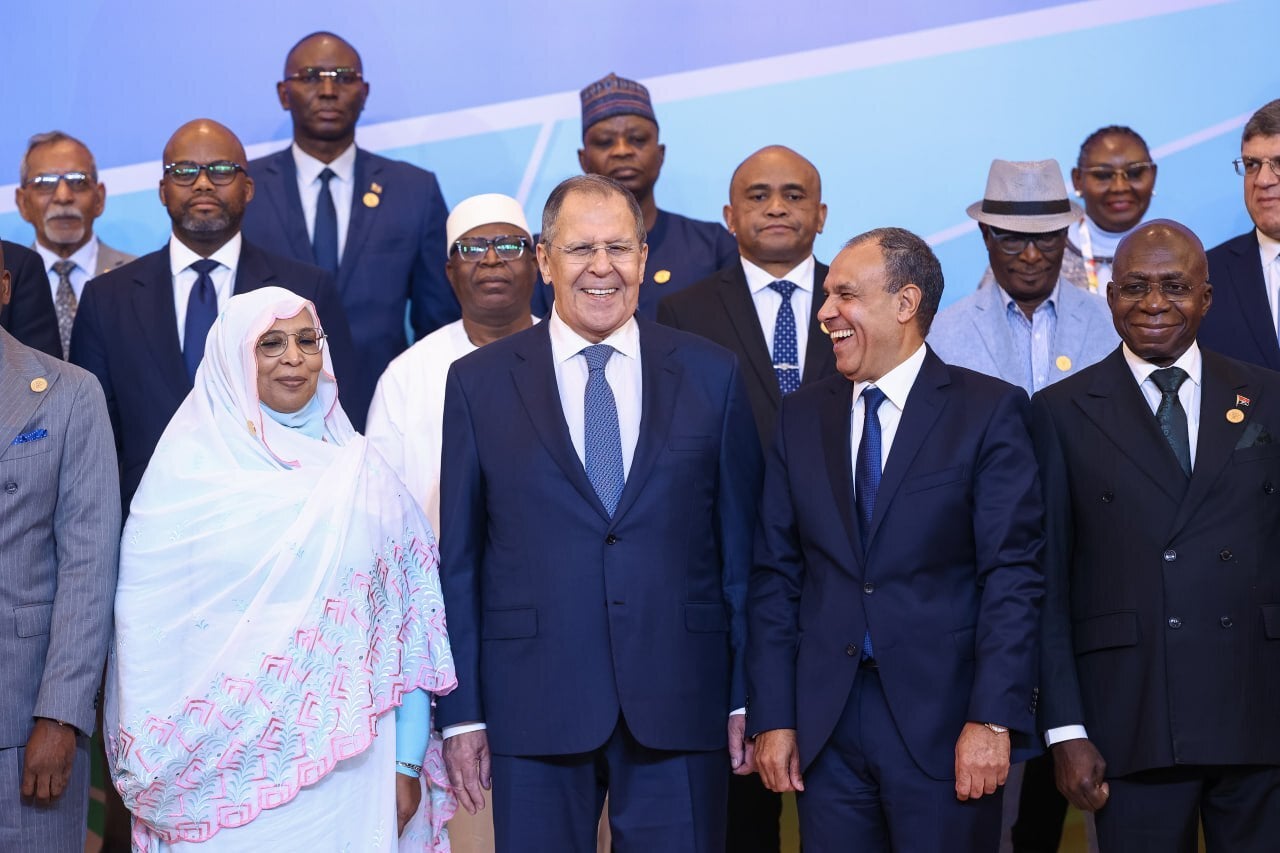 El ministro de Asuntos Exteriores ruso Sergey Lavrov participa en la segunda conferencia ministerial del Foro de Asociación Rusia-África. Russian Foreign Ministry's Offic / DPA 