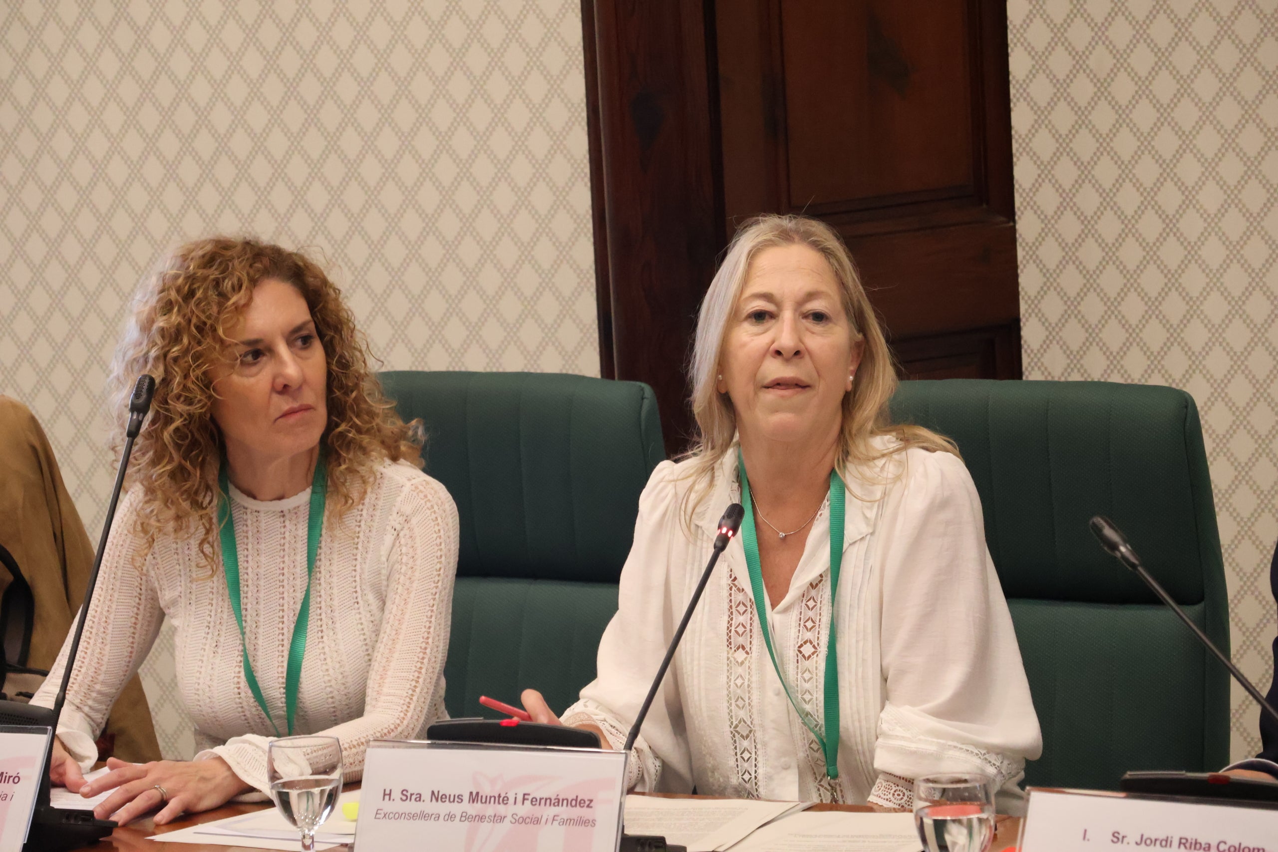 Neus Munté, aquest matí al Parlament/Parlament