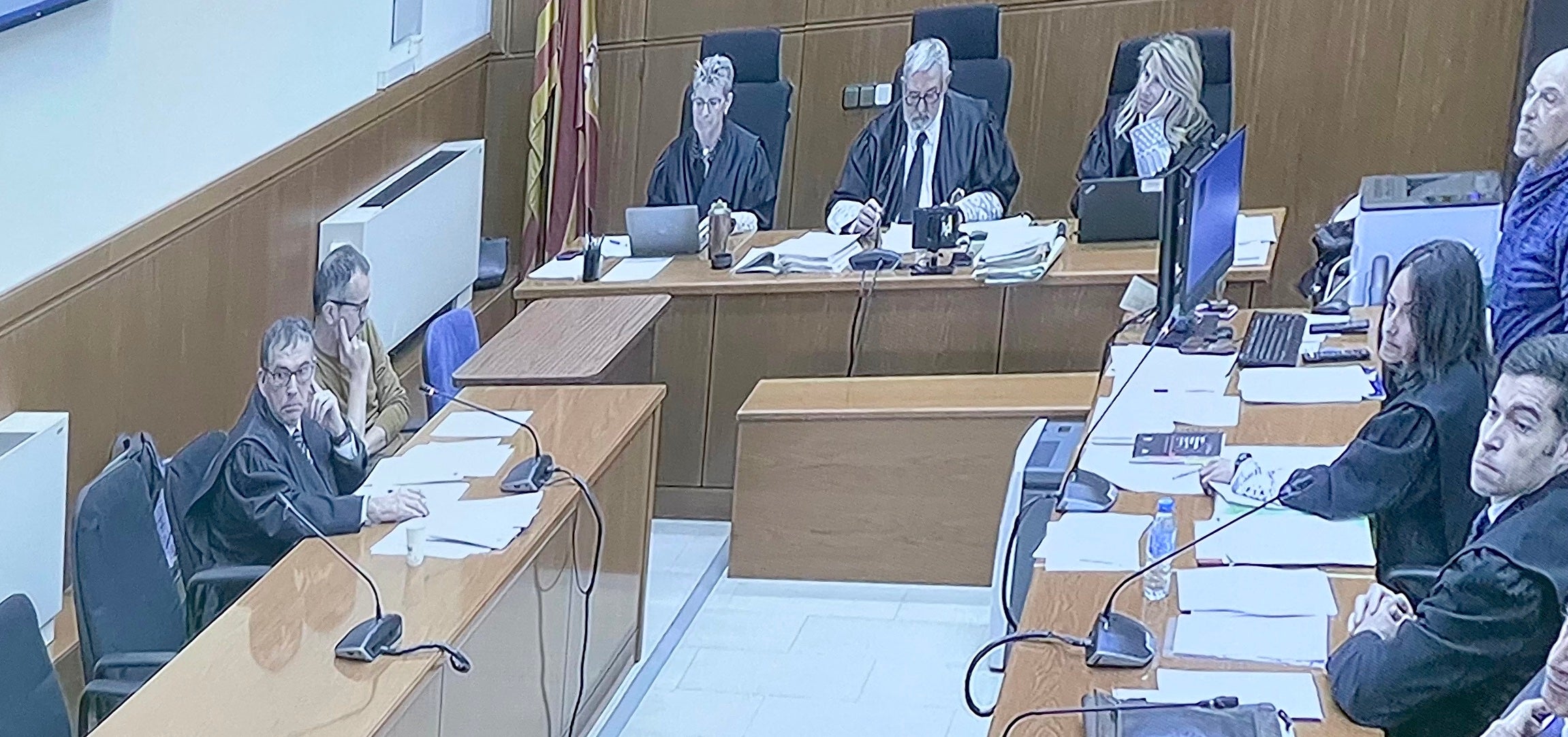 Una imatge de la vista oral del judici a Jair Domínguez